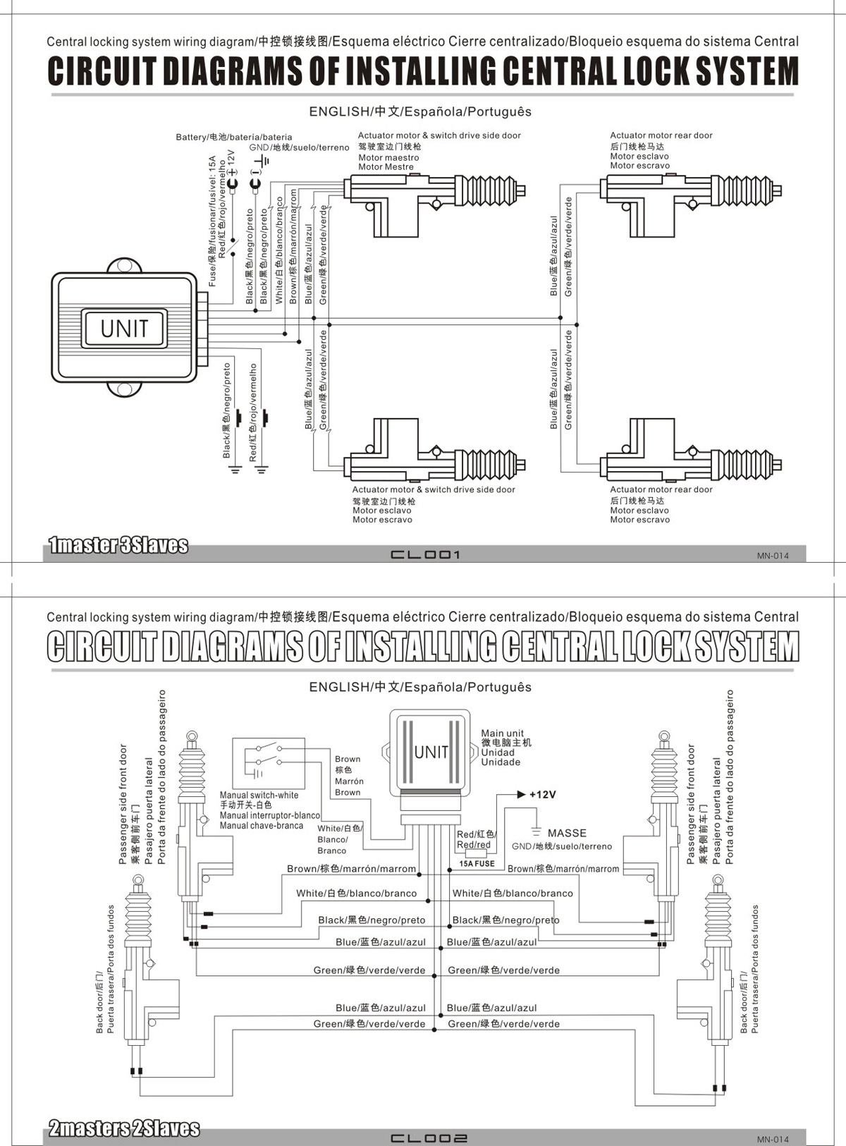 [DIAGRAM] Wiring Diagram Door Lock Actuators